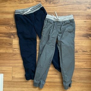 BUNDLE Cat & Jack canvas joggers boys size 5